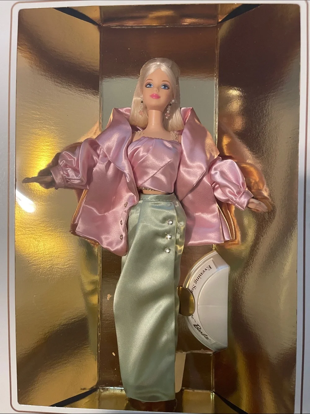 Mattel Barbie Collector Classique Box Art – Pink and Green